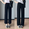 醋酸抖抖裤！2025麦穗肌理感醋酸时髦掐尖直筒阔腿休闲裤女夏款！ 商品缩略图0
