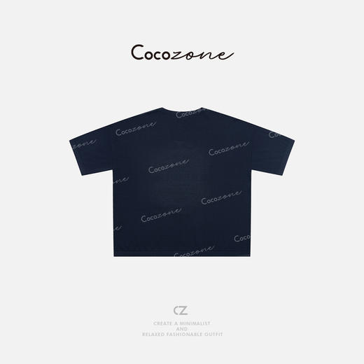 COCO ZONE 刘一一 【棉醋酸混纺】经典圆领日常亲肤T恤CD1A0899 商品图4