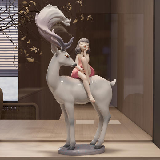 周双《鹿影随行》粉衣 商品图5