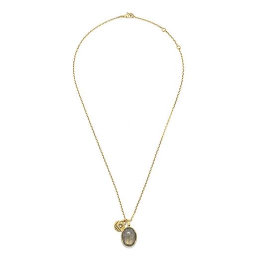 北京仓｜Goossens Paris-Talisman Cabochons-牛仔蓝宝石 项链［法国设计师］ 商品图0