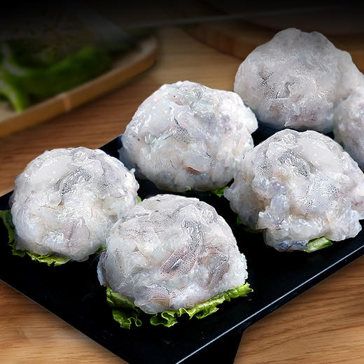 北海湾150g*6袋虾滑新鲜火锅生鲜挤袋手打青虾滑虾球 商品图0