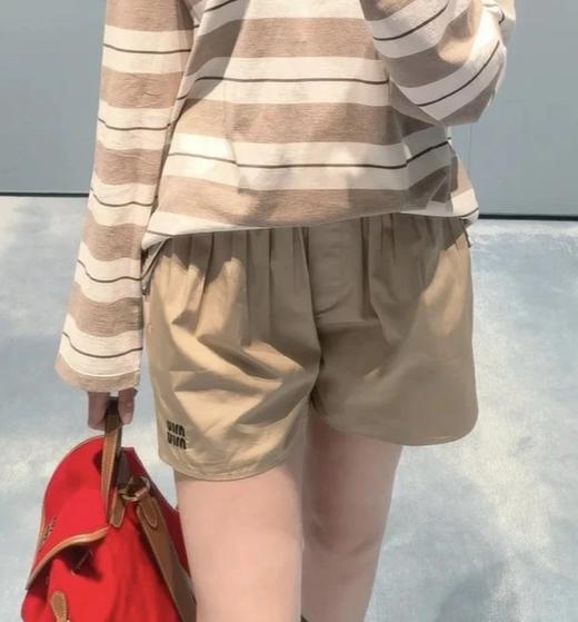 重磅渠道  缪进口府绸棉布短裤  弹力腰围休闲短裤  膨胀短裤 拳击裤 商品图0