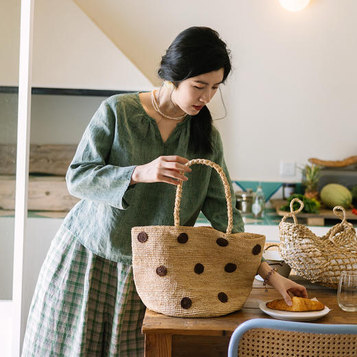 绽放522+218朵/100%汉麻高端宽松文艺休闲百搭防晒衬衫夏小衫 商品图0