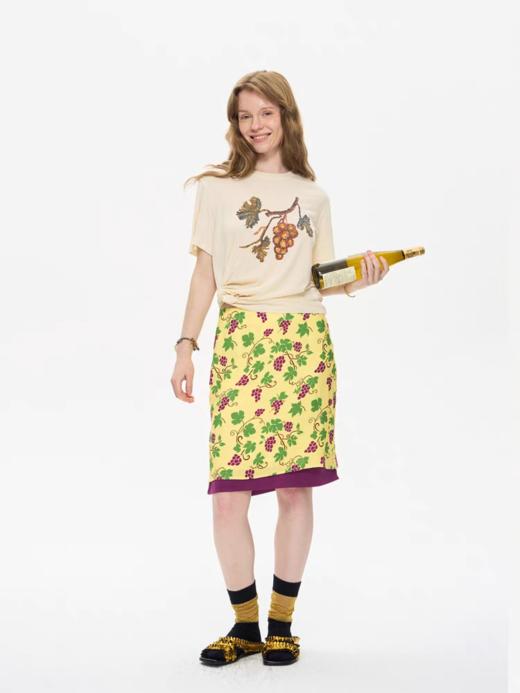 local tag/It25ssk33/ 庞贝葡萄马赛克镶嵌印花短袖 商品图2