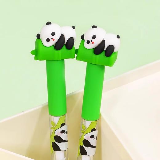 KK-8087可奇家熊猫解压中性笔 勤奋熊0.5mm黑色（1支装) 商品图1