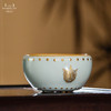 问鼎汝瓷牛首战鼓杯（描金）（缺货） 虎首战鼓杯（描金） 商品缩略图3