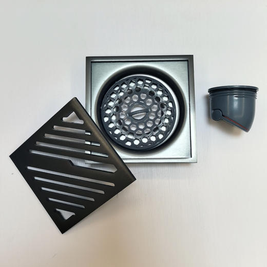 886钢九厘斜条单用地漏-枪灰 商品图4