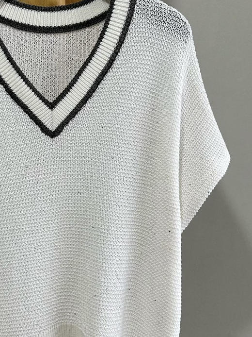 亚麻珠片背心。 商品图6