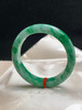 620201，56圈口，飘绿正圈平安镯，飘满圈辣绿色，色浓底子细腻 商品缩略图3