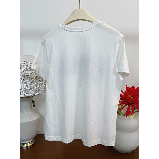 【贝拉自留款】长绒棉界天花板！ 线条人物刺绣短袖 软糯舒适 亲肤透气 立体刺绣 双针工艺 商品图1