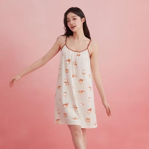 4F 三耳兔女士家居裙 商品图0