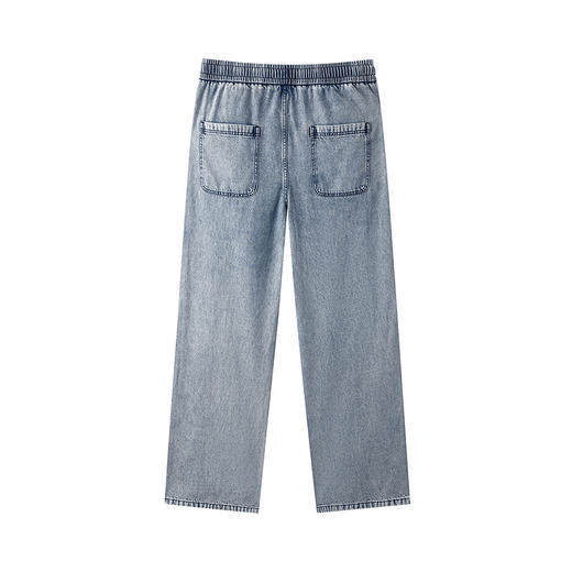 gxg.jeans男装  分割设计休闲复古水洗宽松牛仔长裤男士 25夏热卖 商品图1