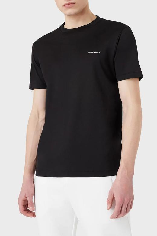 E@ 天丝面料字母印花正肩圆领短袖T恤 Z-15432 商品图6