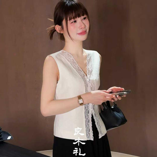 【特价不退换】良木礼亚麻马甲（7188） 商品图0