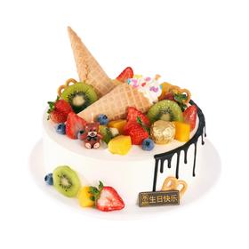 甜蜜时光【动物奶油生日蛋糕W】