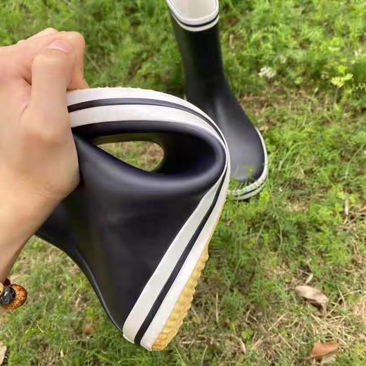 47号款成人雨鞋防滑耐磨天然橡胶材质男女同款时尚百搭 商品图3