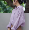COICI紫色苎麻衬衫，今年夏天流行“紫色衬衫”，太显白了！（3-5天发货） 商品缩略图0
