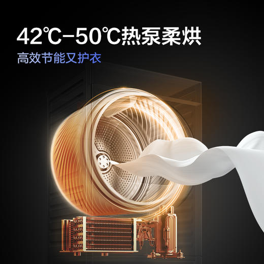 【TCL洗衣机】TCL 超薄洗烘套装T3 PRO 热泵柔烘 智能投放 10KG洗+10KG烘 G100T3-BIS+H100T3-S 商品图5