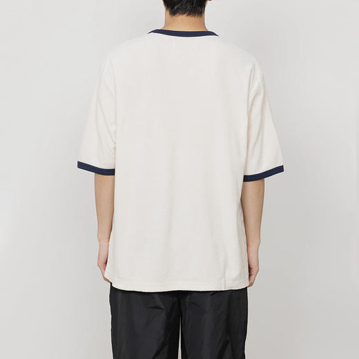 marka RINGER PILE TEE 有机棉毛巾撞色圆领短袖T恤 商品图2