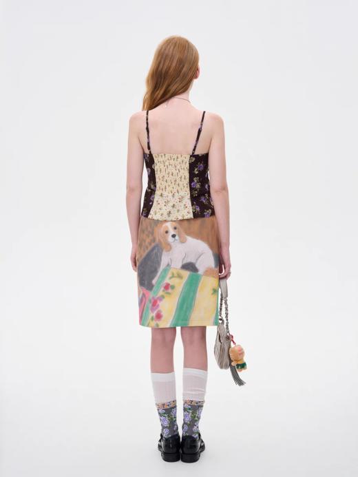 local tag/It24ssk02/拼色系带可调节背心 商品图1