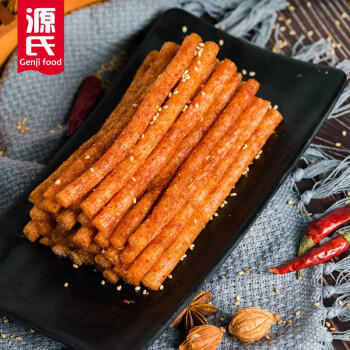源氏 辣条 大辣棒90g/袋 网红休闲零食小吃 办公室宿舍素食手撕香辣棒 商品图1