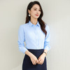 【棉混纺】罗蒙春秋长袖衬衫女士正装商务职业工装上班面试纯色衬衣女 商品缩略图11