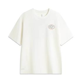 李宁反伍BADFIVE男子冰感舒适吸湿排汗宽松短袖文化衫