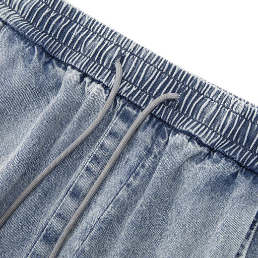 gxg.jeans男装  分割设计休闲复古水洗宽松牛仔长裤男士 25夏热卖 商品图2