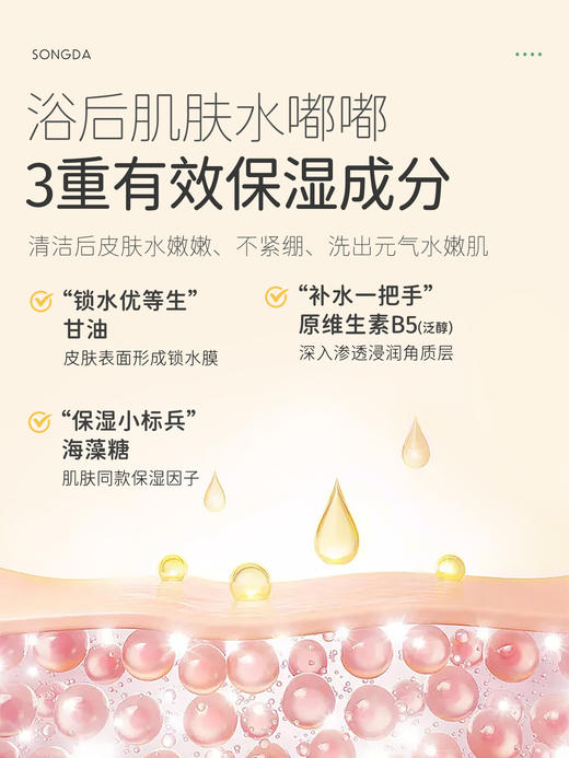 松达儿童氨基酸沐浴泡泡300ml/SD1471 商品图2