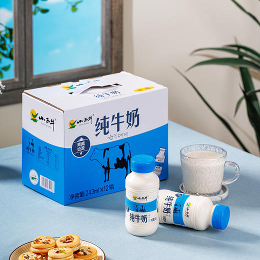 【光明&小西牛】青藏高原纯牛奶 青海牛奶 高原特色瓶装牛奶243ml*12瓶 商品图8