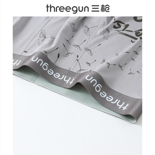 Threegun三枪 舒木尔印花男平脚裤-50743B031 商品图2