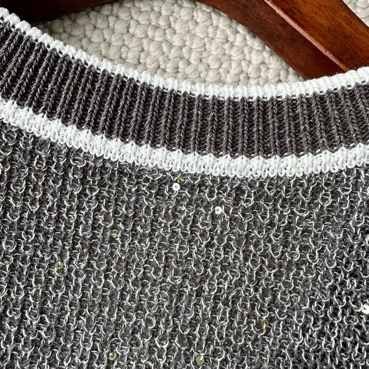 亚麻珠片背心。 商品图3