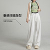 西遇B薄款天丝牛仔裤女早秋新款夏季阔腿垂感西装白色裤子SS140320/SS140321/SS140322 商品缩略图1