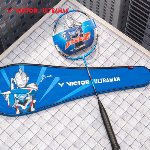 VICTOR威克多奥特曼联名系列羽毛球拍单拍 进攻型泽塔球拍 TK-ULTRAMANZ 商品图3