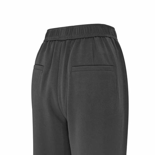 夏季韩版松紧腰轻国风醋酸纤维直筒裤    AC-5T7189 商品图7