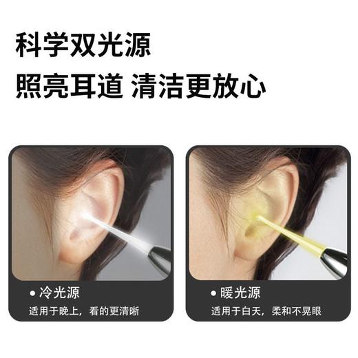 掏耳神器硅胶挖耳勺宝宝儿童可用发光带灯软头挖耳朵安全镊子可视 商品图4