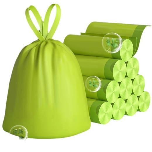到手300支【艾草驱蚊垃圾袋】艾草驱蚊防虫 超大容量设计 不惧高温 不怕撕拉 承重20斤 抽拉式的可一拉一提 100支/卷 商品图4
