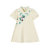 笛莎Deesha 童装女童小A版旗袍领国风连衣裙 商品缩略图4