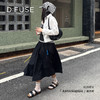 Dfuse迪芙斯2025夏季新款复古拖鞋布洛克勃肯鞋双条带凉拖女鞋DFD2110055 商品缩略图0