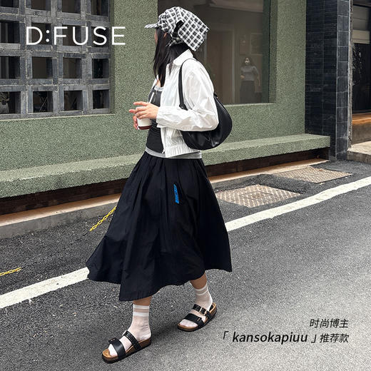 Dfuse迪芙斯2025夏季新款复古拖鞋布洛克勃肯鞋双条带凉拖女鞋DFD2110055 商品图0