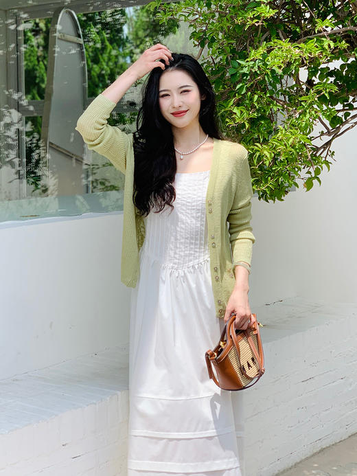 【百图lulu定制】【滤镜防晒衫】亚麻混纺 轻薄透气 凉爽 防晒针织开衫 商品图8