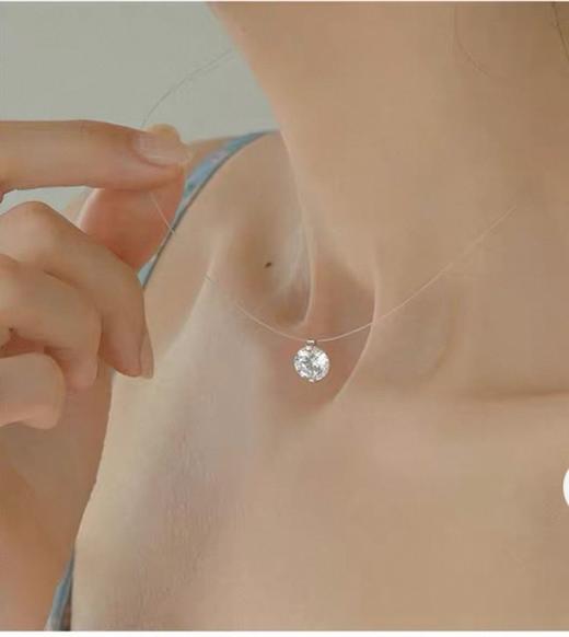 【人鱼之泪锁骨链】s925纯银的金属配件，适配多种穿搭场景-CC G1431 商品图0