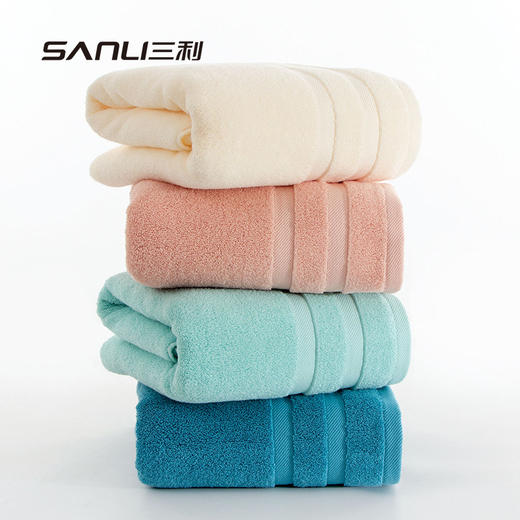 三利新款纯棉浴巾加厚浴巾成人洗澡巾情侣酒店家用吸水柔软全棉浴巾 商品图4