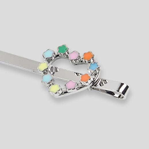 GOODBAI GOODEES五彩花朵爱心发卡 商品图3