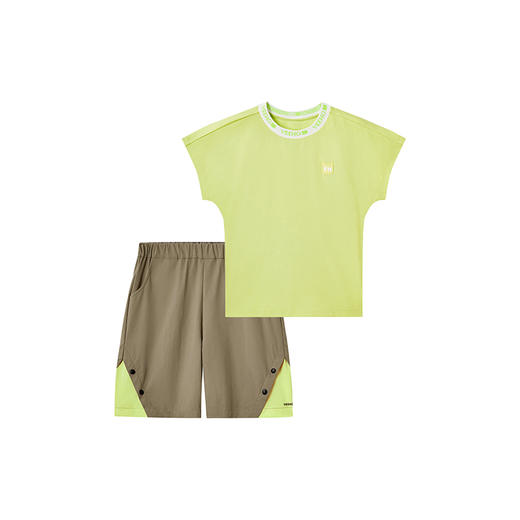 英氏婴童套装速干透气T恤中裤男宝夏季短袖婴儿衣服新款 商品图5