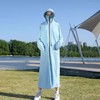 【原纱UPF50+防晒衣】长款全身防紫外线 电动车大码防晒服罩衫宽松  商品缩略图9