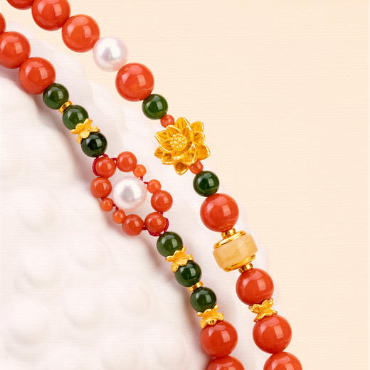 九紫启运 南红喜气小罗盘 商品图1