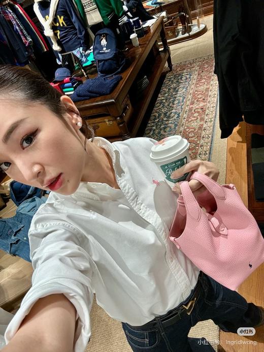 张柏芝同款！Ralph Lauren 拉夫25SS新款迷你号菜篮子包  尺寸 26*16.5cm 商品图5