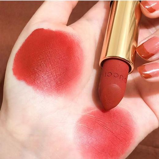 【品牌授权】【爆款】GUCCI古驰口红金管哑光505雾面208蜜桃奶茶色 送礼袋 商品图2