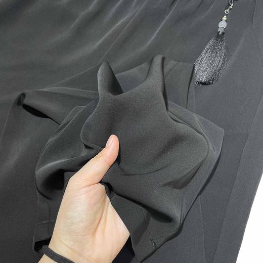 夏季韩版松紧腰轻国风醋酸纤维直筒裤    AC-5T7189 商品图10